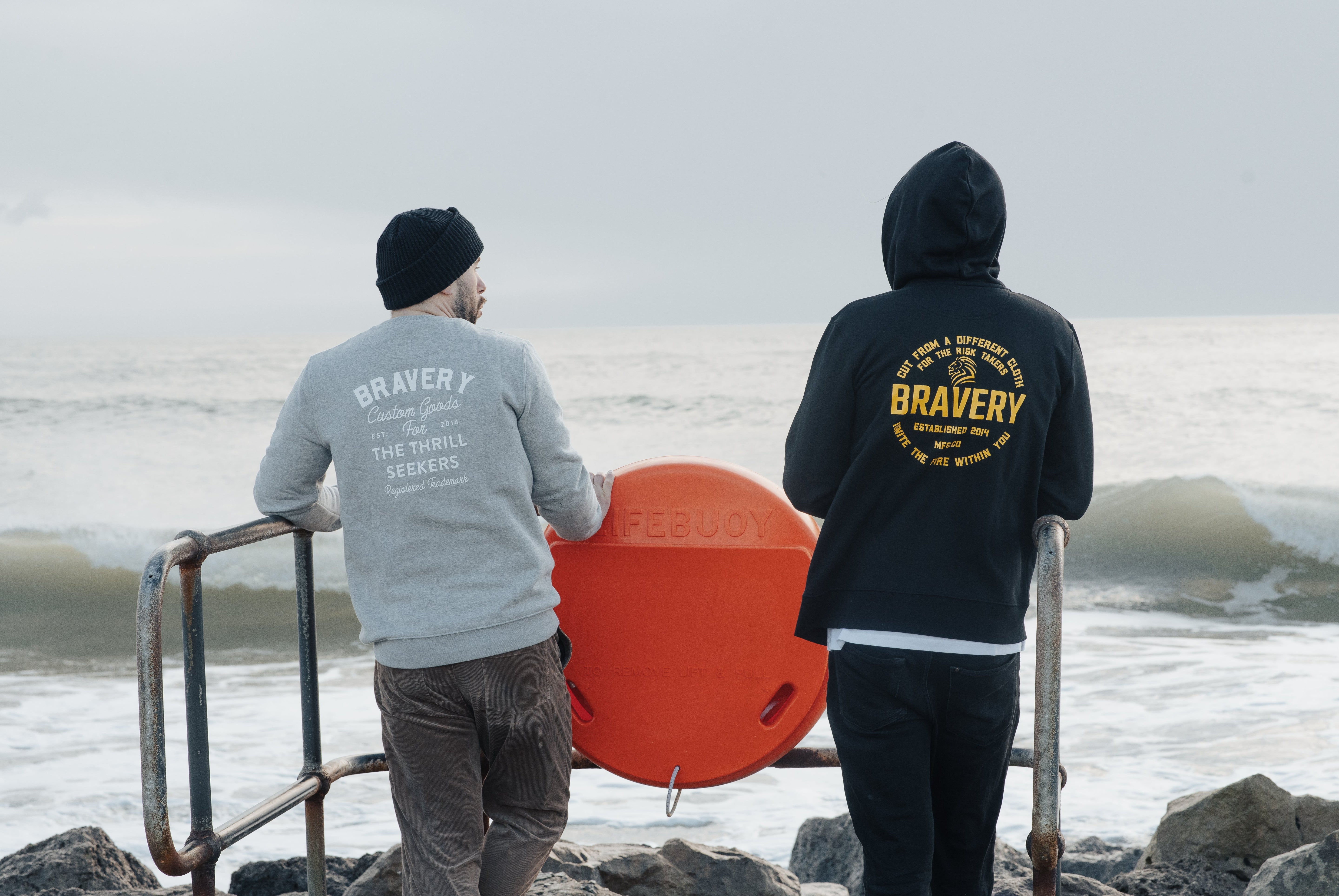 men in hoodie