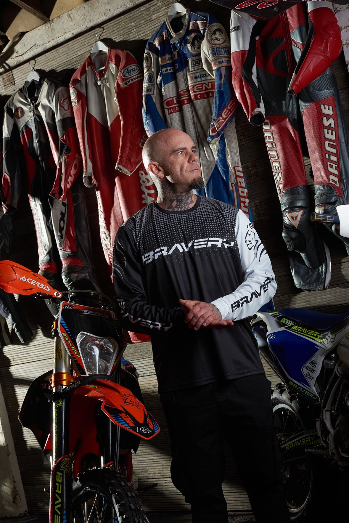 man in motocross jersey
