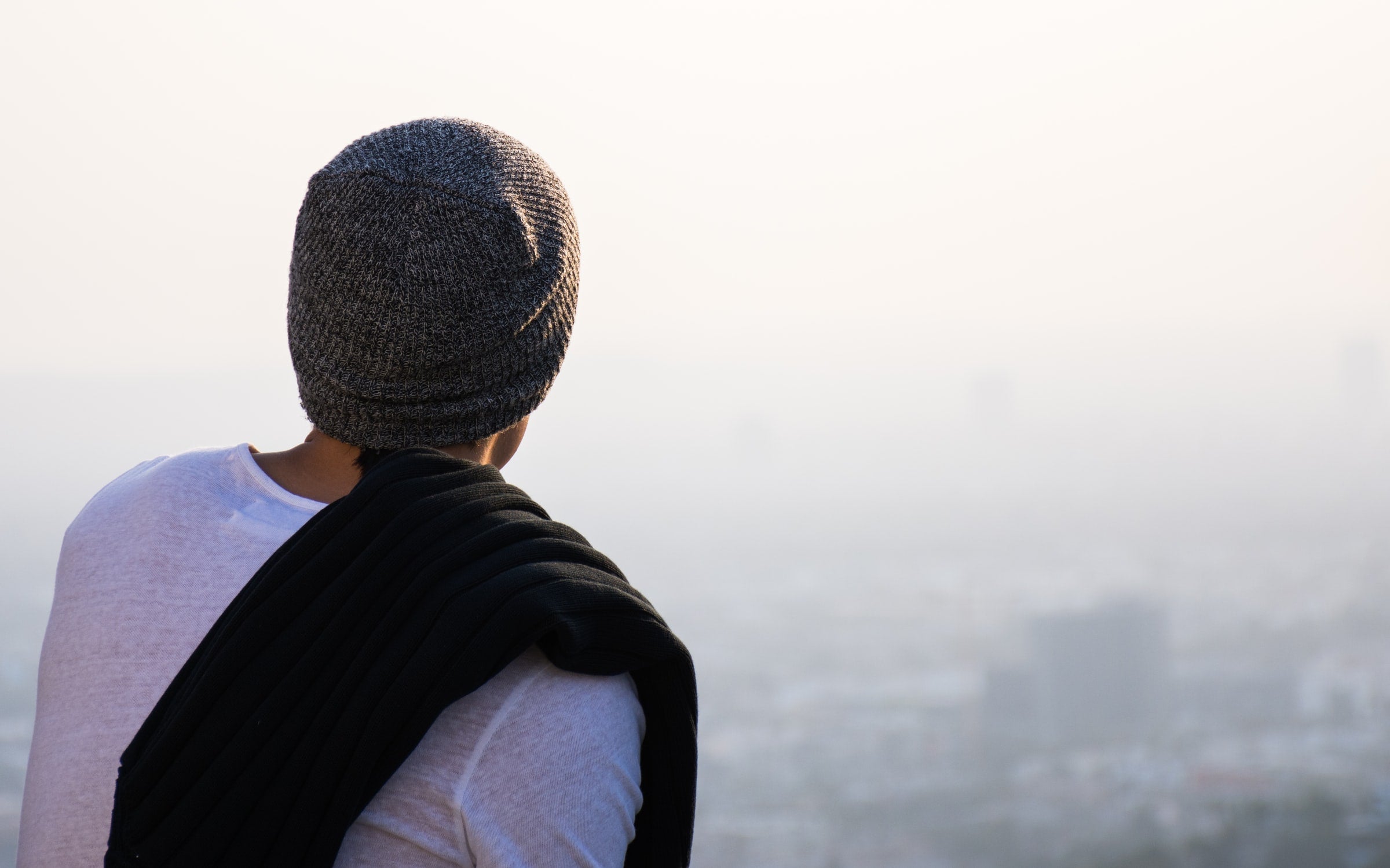 man wearing a beanie