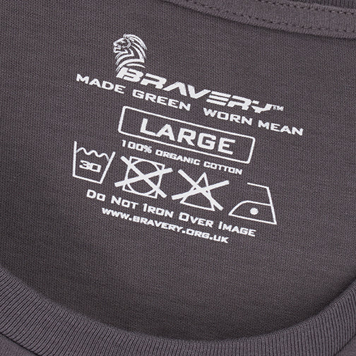 Anthracite Grey Care Label